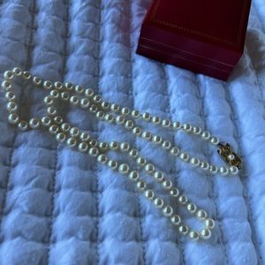Mikimoto 24” vintage Akoya pearl strand